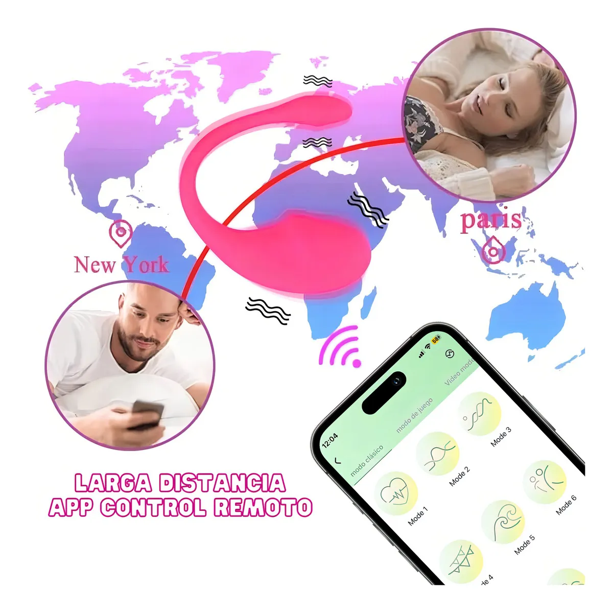 Vibrador controlado a distancia