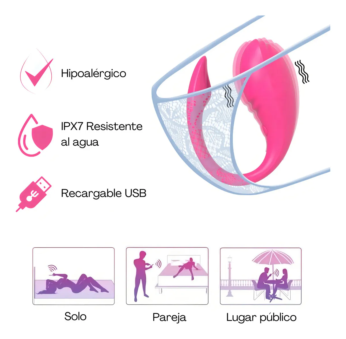 Vibrador controlado a distancia