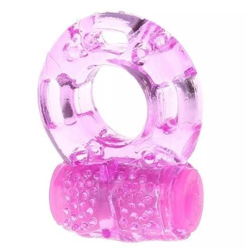 Anillo Para Pene Con Vibrador Silicona Retraso Eyaculación